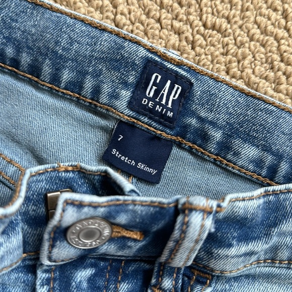 GAP kids stretch skinny denim size 7 - Picture 3 of 3